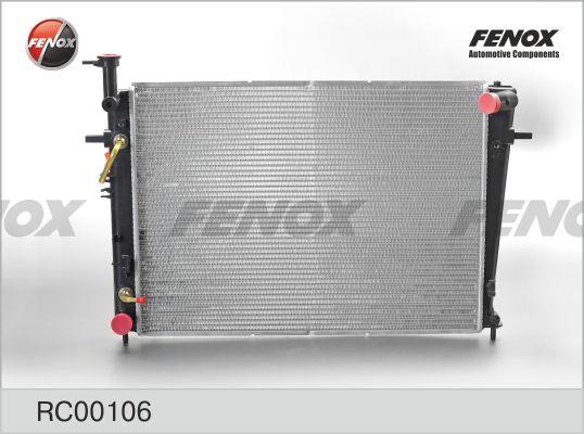Fenox RC00106 Radiator, engine cooling RC00106: Buy near me in Poland at 2407.PL - Good price!