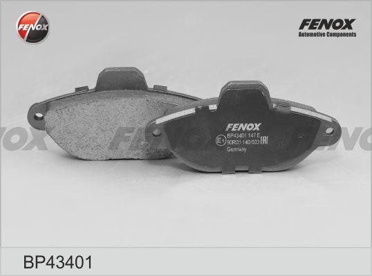 Fenox BP43401 Тормозные колодки дисковые, комплект BP43401: Отличная цена - Купить в Польше на 2407.PL!