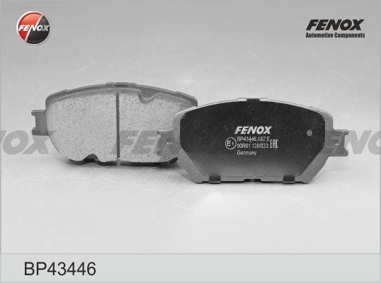 Fenox BP43446 Тормозные колодки дисковые, комплект BP43446: Отличная цена - Купить в Польше на 2407.PL!