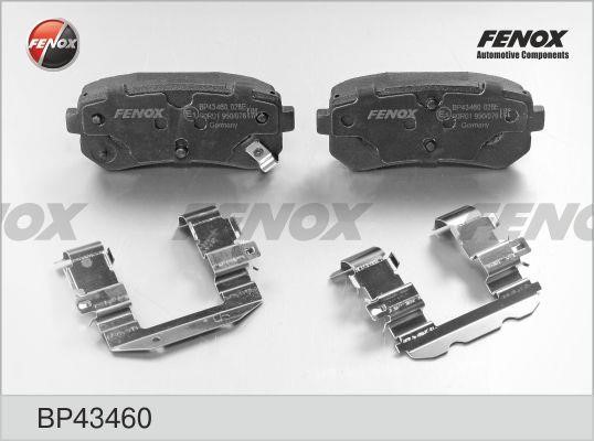 Fenox BP43460 Тормозные колодки дисковые, комплект BP43460: Отличная цена - Купить в Польше на 2407.PL!