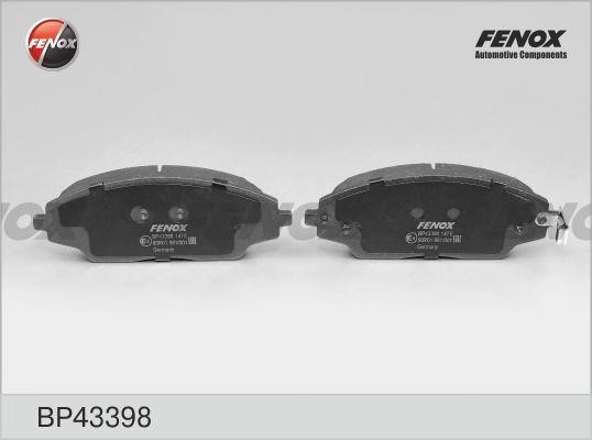 Fenox BP43398 Тормозные колодки дисковые, комплект BP43398: Купить в Польше - Отличная цена на 2407.PL!