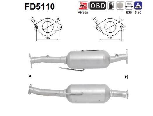 As FD5110 Фильтр FD5110: Отличная цена - Купить в Польше на 2407.PL!