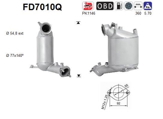 As FD7010Q Filter FD7010Q: Buy near me in Poland at 2407.PL - Good price!