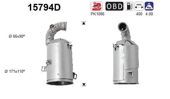As 15794D Catalytic Converter 15794D: Buy near me in Poland at 2407.PL - Good price!