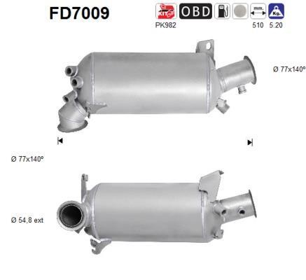 As FD7009 Filter FD7009: Buy near me in Poland at 2407.PL - Good price!
