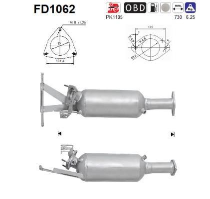 As FD1062 Фильтр FD1062: Отличная цена - Купить в Польше на 2407.PL!