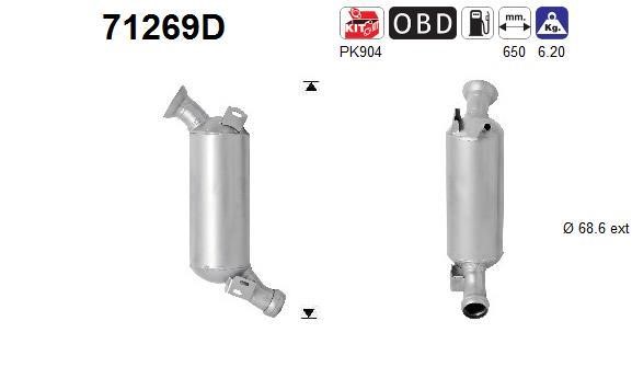 As 71269D Catalytic Converter 71269D: Buy near me in Poland at 2407.PL - Good price!