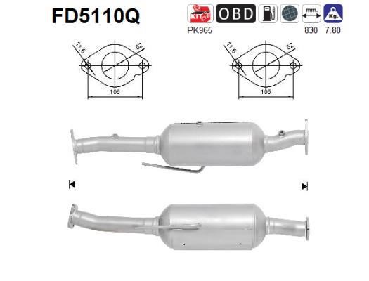 As FD5110Q Filter FD5110Q: Buy near me at 2407.PL in Poland at an Affordable price!