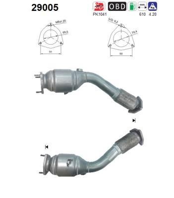 As 29005 Catalytic Converter 29005: Buy near me in Poland at 2407.PL - Good price!