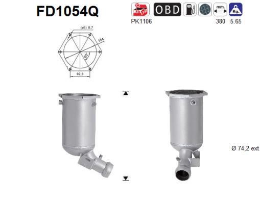 As FD1054Q Фильтр сажевый DPF FD1054Q: Отличная цена - Купить в Польше на 2407.PL!