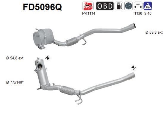 As FD5096Q Протисажний/пиловий фільтр, система відведення ВГ FD5096Q: Купити у Польщі - Добра ціна на 2407.PL!