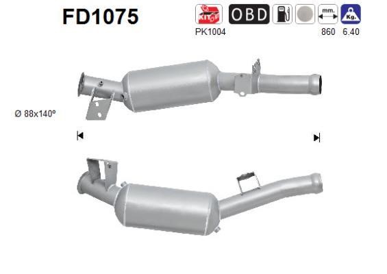 As FD1075 Протисажний/пиловий фільтр, система відведення ВГ FD1075: Приваблива ціна - Купити у Польщі на 2407.PL!