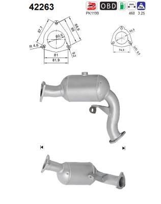 As 42263 Catalytic Converter 42263: Buy near me in Poland at 2407.PL - Good price!