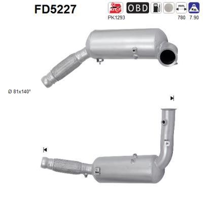 As FD5227 Протисажний/пиловий фільтр, система відведення ВГ FD5227: Приваблива ціна - Купити у Польщі на 2407.PL!