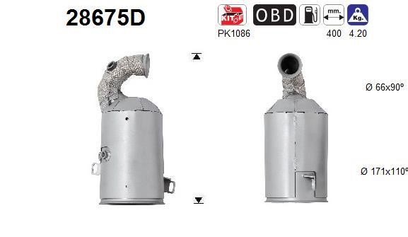 As 28675D Catalytic Converter 28675D: Buy near me in Poland at 2407.PL - Good price!