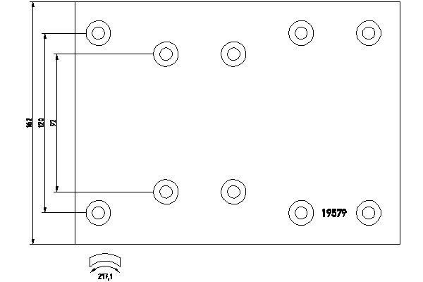 Don MB74752Y7113 Brake lining set MB74752Y7113: Buy near me in Poland at 2407.PL - Good price!