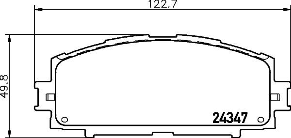 Don PCP1441 Brake Pad Set, disc brake PCP1441: Buy near me in Poland at 2407.PL - Good price!