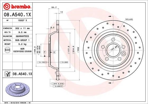 AP (Brembo) 15007 X Тормозной диск 15007X: Отличная цена - Купить в Польше на 2407.PL!