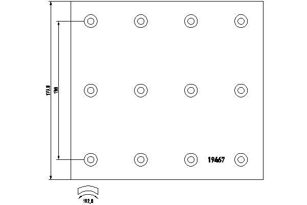 Don VL72731S7100 Brake lining set VL72731S7100: Buy near me in Poland at 2407.PL - Good price!