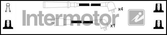 Intermotor 76036 Ignition cable kit 76036: Buy near me in Poland at 2407.PL - Good price!