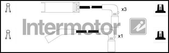 Intermotor 73667 Ignition cable kit 73667: Buy near me in Poland at 2407.PL - Good price!