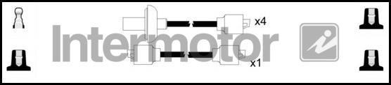 Intermotor 73720 Ignition cable kit 73720: Buy near me in Poland at 2407.PL - Good price!