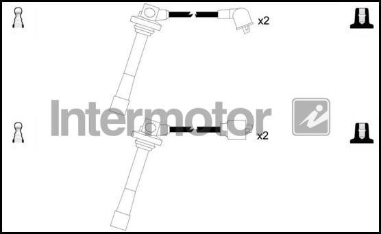 Intermotor 73376 Ignition cable kit 73376: Buy near me in Poland at 2407.PL - Good price!