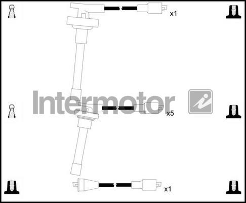 Intermotor 76210 Ignition cable kit 76210: Buy near me in Poland at 2407.PL - Good price!