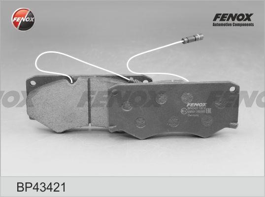 Fenox BP43421 Brake Pad Set, disc brake BP43421: Buy near me in Poland at 2407.PL - Good price!