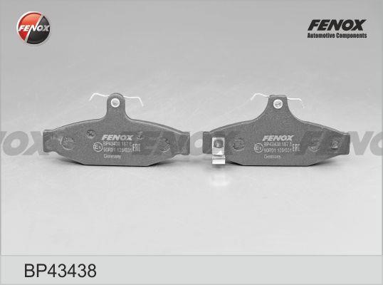 Fenox BP43438 Тормозные колодки дисковые, комплект BP43438: Купить в Польше - Отличная цена на 2407.PL!