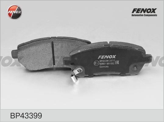 Fenox BP43399 Тормозные колодки дисковые, комплект BP43399: Отличная цена - Купить в Польше на 2407.PL!