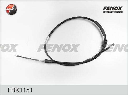 Fenox FBK1151 Тросовий привод, стоянкове гальмо FBK1151: Приваблива ціна - Купити у Польщі на 2407.PL!