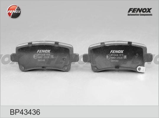 Fenox BP43436 Brake Pad Set, disc brake BP43436: Buy near me in Poland at 2407.PL - Good price!