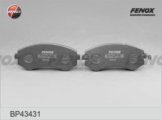 Fenox BP43431 Тормозные колодки дисковые, комплект BP43431: Отличная цена - Купить в Польше на 2407.PL!