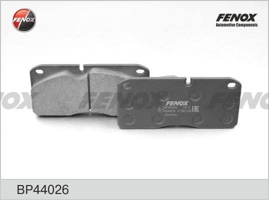 Fenox BP44026 Тормозные колодки дисковые, комплект BP44026: Отличная цена - Купить в Польше на 2407.PL!