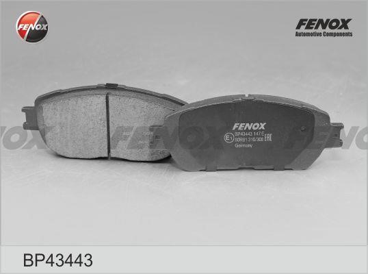 Fenox BP43443 Brake Pad Set, disc brake BP43443: Buy near me in Poland at 2407.PL - Good price!