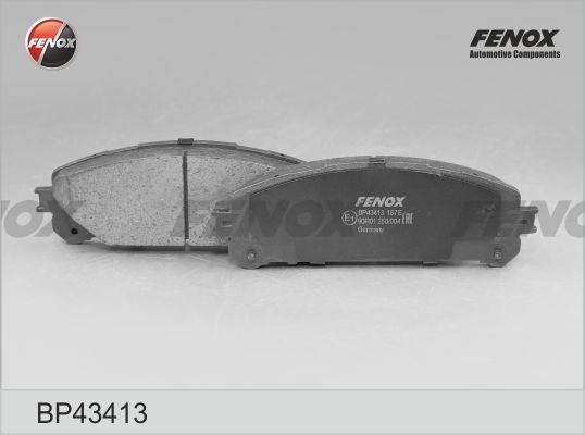 Fenox BP43413 Тормозные колодки дисковые, комплект BP43413: Отличная цена - Купить в Польше на 2407.PL!