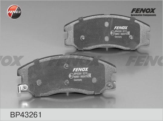 Fenox BP43261 Brake Pad Set, disc brake BP43261: Buy near me in Poland at 2407.PL - Good price!