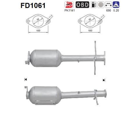 As FD1061 Filter FD1061: Buy near me in Poland at 2407.PL - Good price!