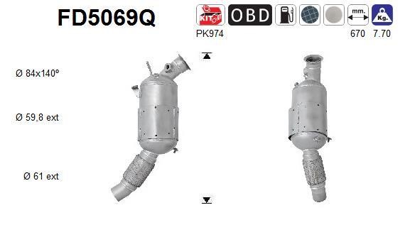 As FD5069Q Filter FD5069Q: Buy near me in Poland at 2407.PL - Good price!