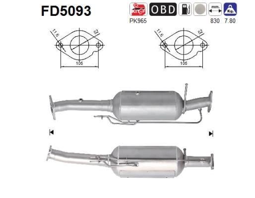 As FD5093 Filter FD5093: Buy near me at 2407.PL in Poland at an Affordable price!