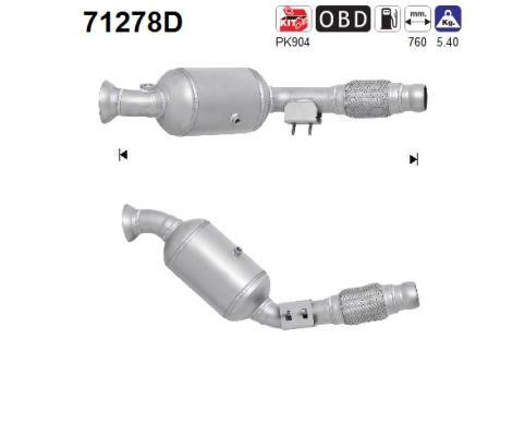 As 71278D Catalytic Converter 71278D: Buy near me in Poland at 2407.PL - Good price!