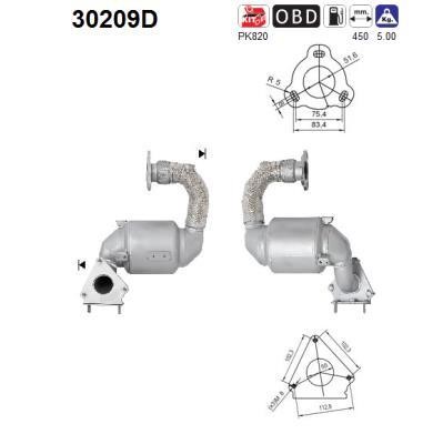 As 30209D Catalytic Converter 30209D: Buy near me in Poland at 2407.PL - Good price!
