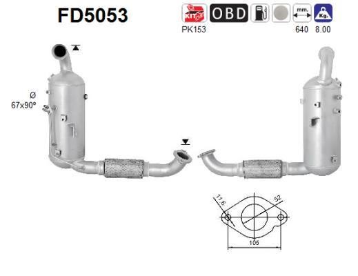 As FD5053 Фильтр FD5053: Отличная цена - Купить в Польше на 2407.PL!