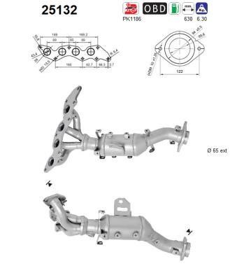 As 25132 Catalytic Converter 25132: Buy near me in Poland at 2407.PL - Good price!