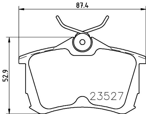 Don PCP1255 Гальмівні колодки, комплект PCP1255: Приваблива ціна - Купити у Польщі на 2407.PL!