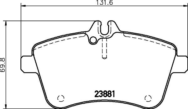 Don PCP1340 Тормозные колодки дисковые, комплект PCP1340: Купить в Польше - Отличная цена на 2407.PL!