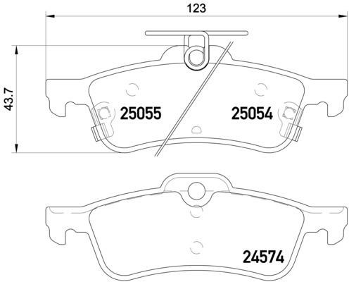 Don PCP1397 Brake Pad Set, disc brake PCP1397: Buy near me in Poland at 2407.PL - Good price!