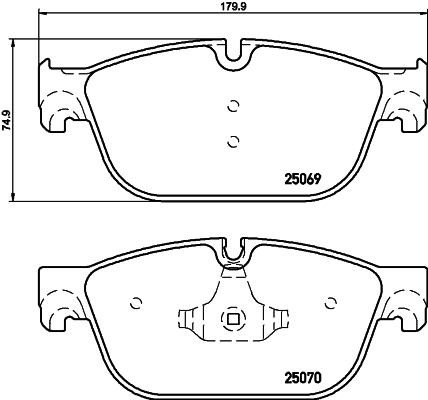 Don PCP1570 Тормозные колодки дисковые, комплект PCP1570: Отличная цена - Купить в Польше на 2407.PL!