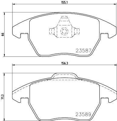 Don PCP1436 Тормозные колодки дисковые, комплект PCP1436: Отличная цена - Купить в Польше на 2407.PL!